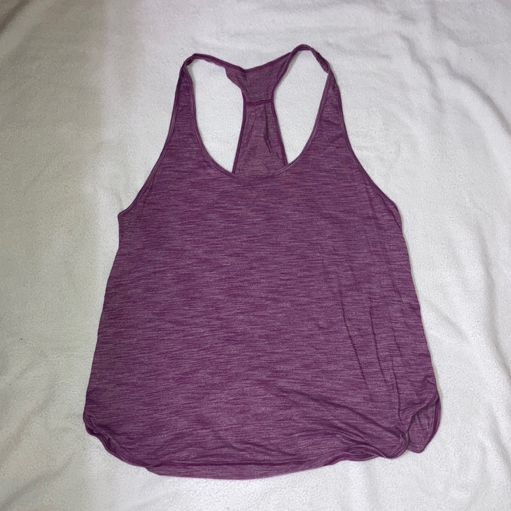 Purple like new lululemon tank. Size 10
